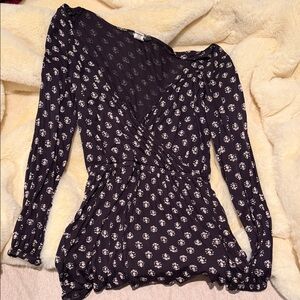 Billabong black and cream romper